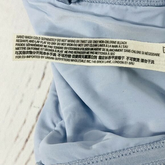 Free People Intimately Bandeau Bra X-Small Sierra Convertible Stretch Light Blue - Picture 10 of 12